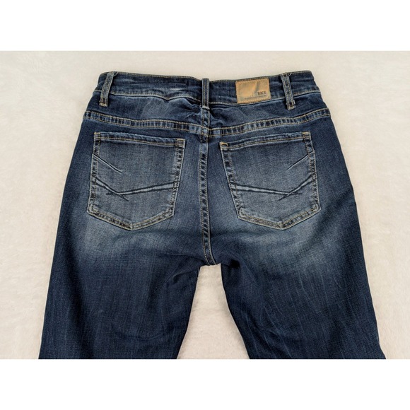 BKE Stella Mid-Rise Slim Fit Jeans Women's 31x31.5 Blue Denim Tailored Bootcut - Picture 7 of 10